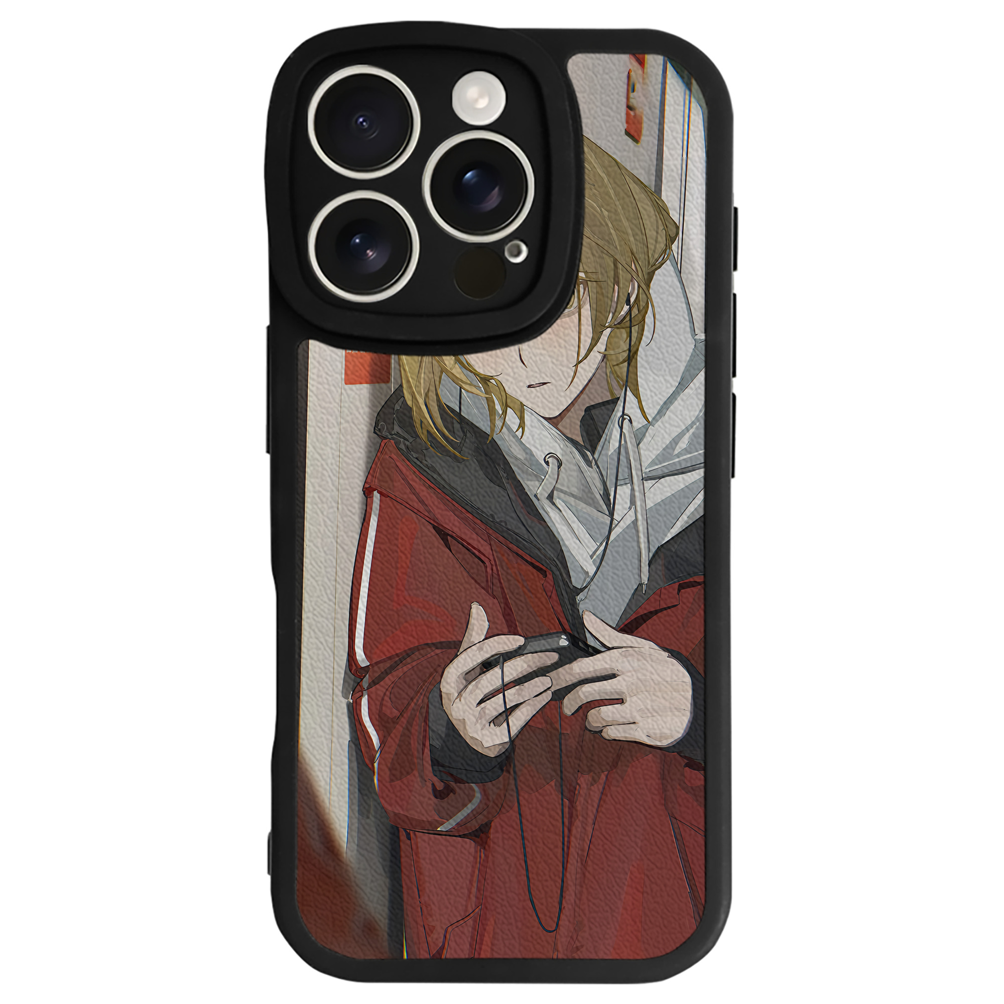（画像用） ハイキュー!! Haikyu!! 【iPhone 16シリーズ対応】シリコンスマホケース（レザー調） 材質：シリコン